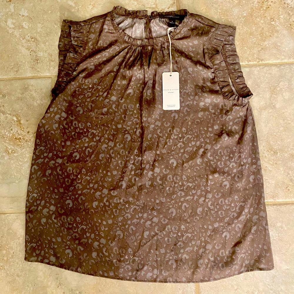 NWT, size small, silky, sleeveless top